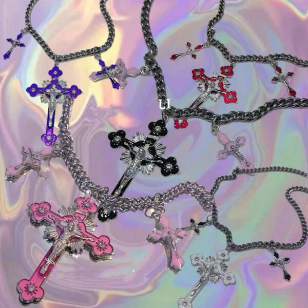 IMG_9956 Y2K Cross Neckpiece