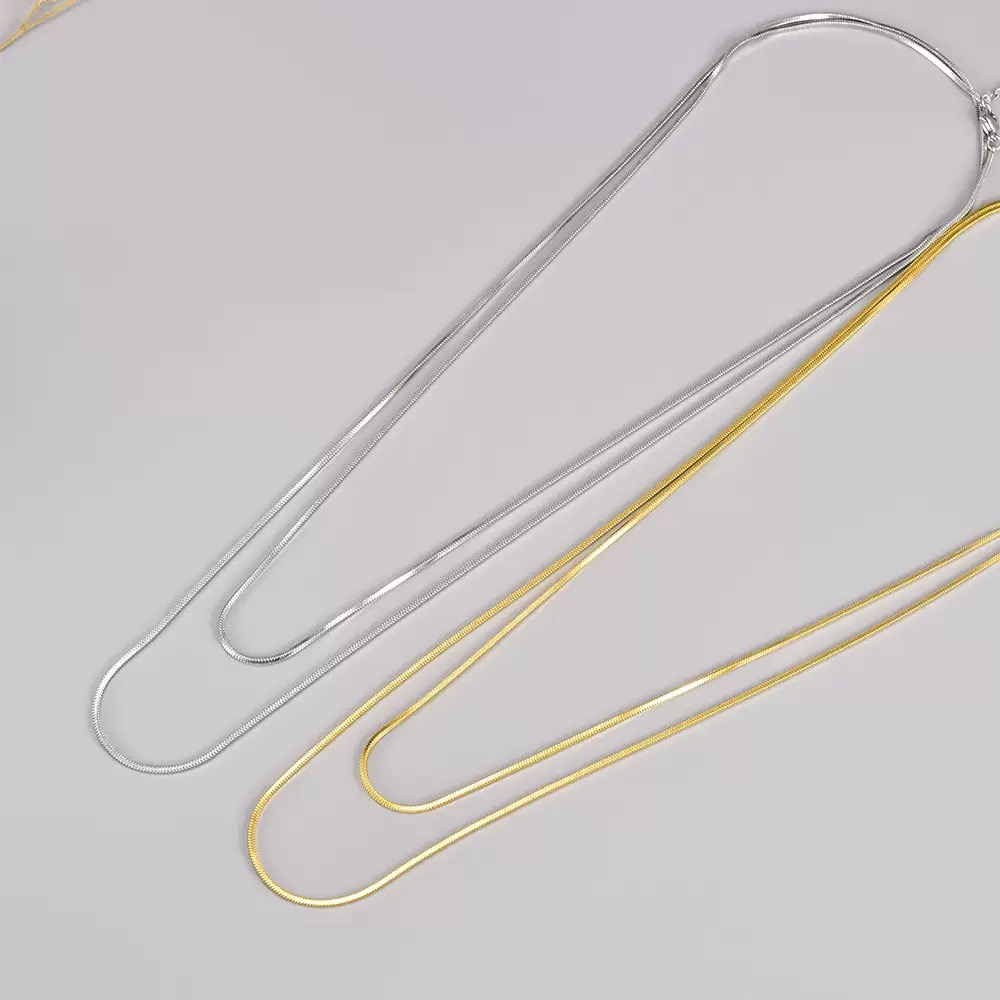 Sleek Snake Chain Necklace